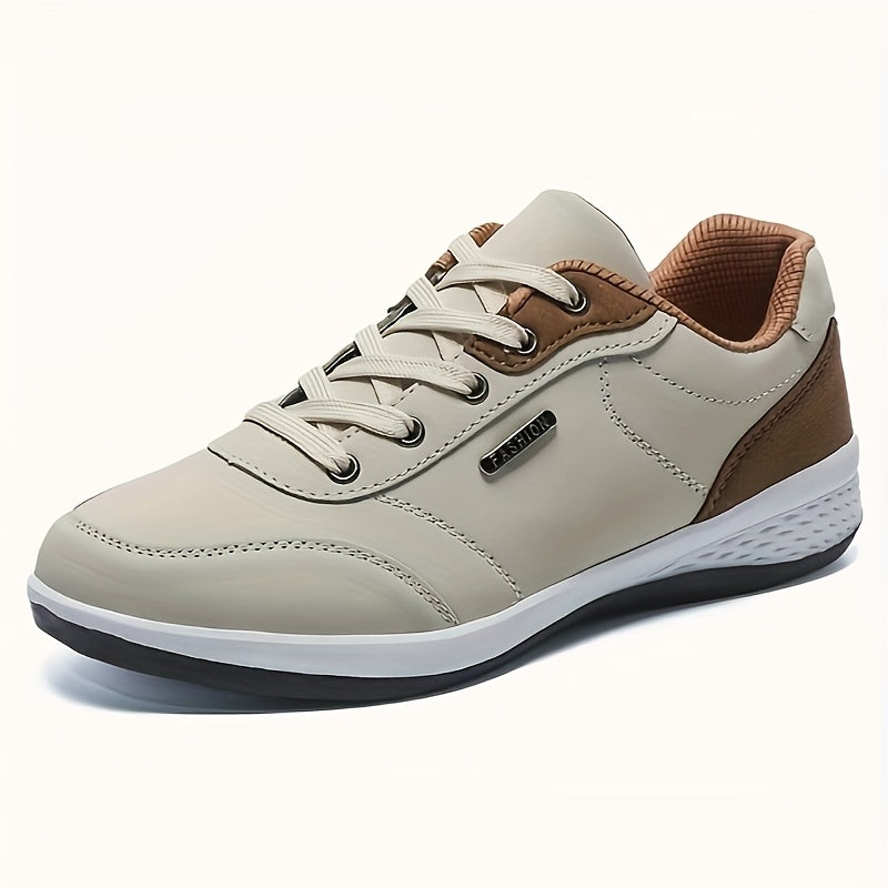 Baskets Homme KOONEXY – Légères, Respirantes & Antidérapantes, Beige/Bruin