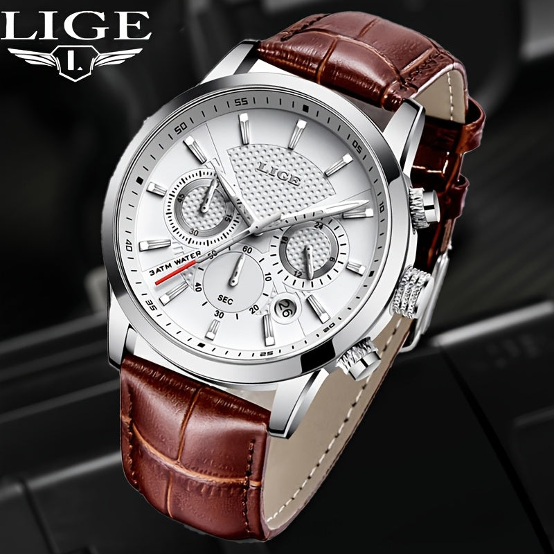 LIGE Montre Quartz Créative