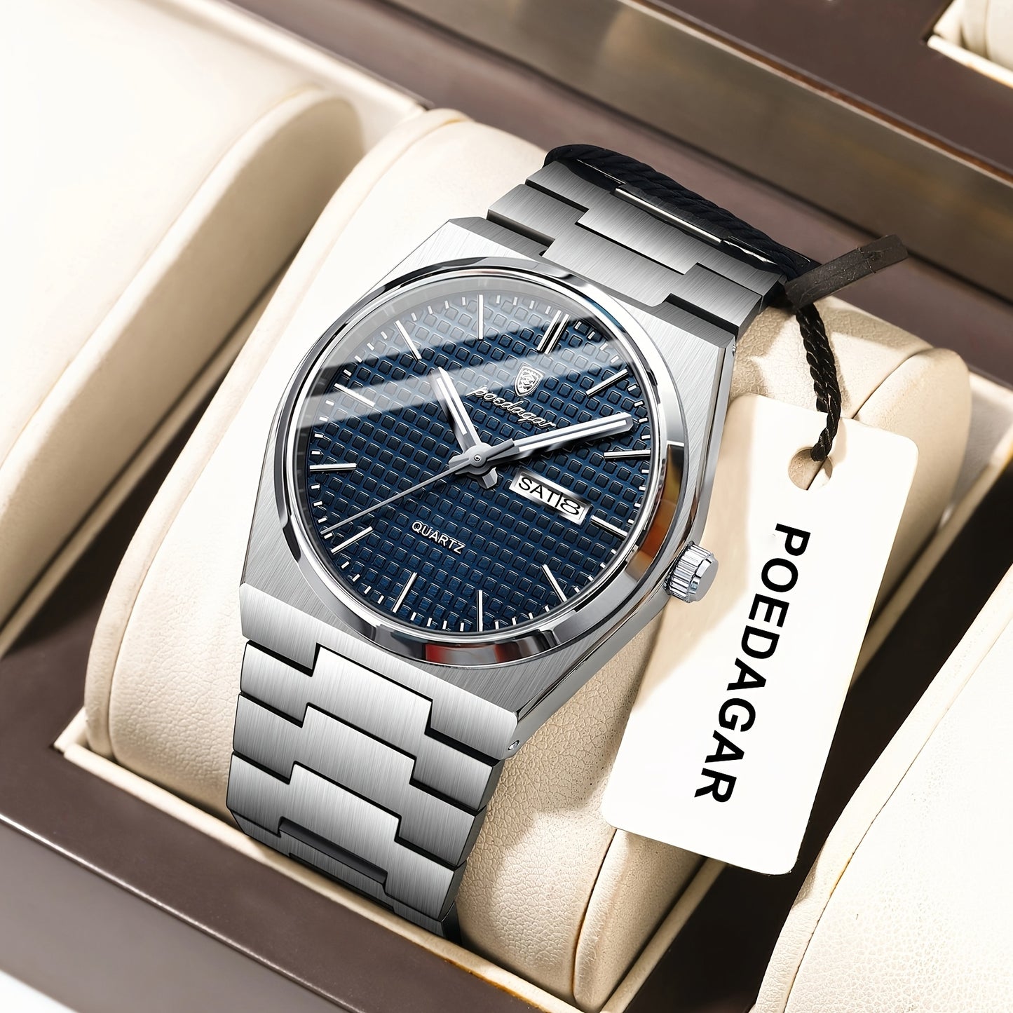 POEDAGAR Montre Quartz Affaires
