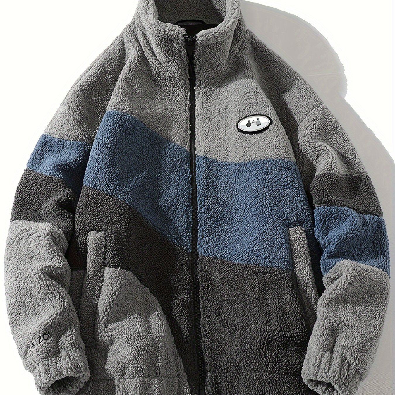 Veste en Polaire Bicolore pour Homme