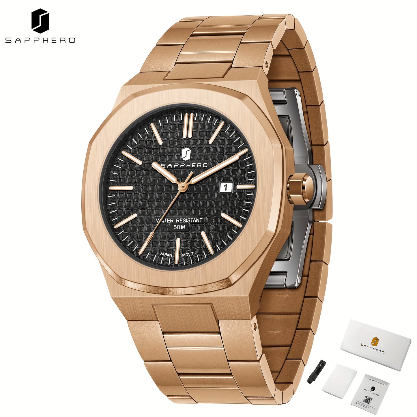 SAFFERO Montre Quartz Affaires