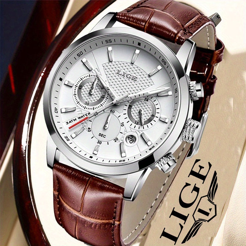 LIGE Montre Quartz Créative