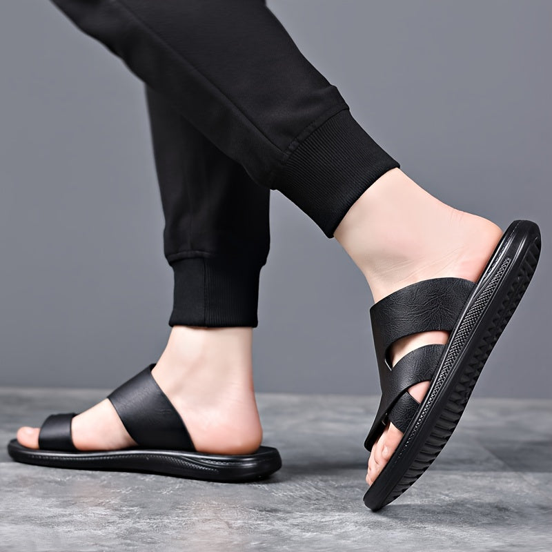 Sandales Homme Été – Bout Ouvert, Confortables & Respirantes, Plein Air