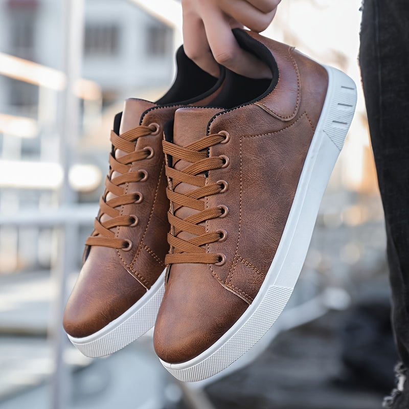 Baskets Homme KOONEXY – Marron, Casual & Sportives, Confortables à Lacets