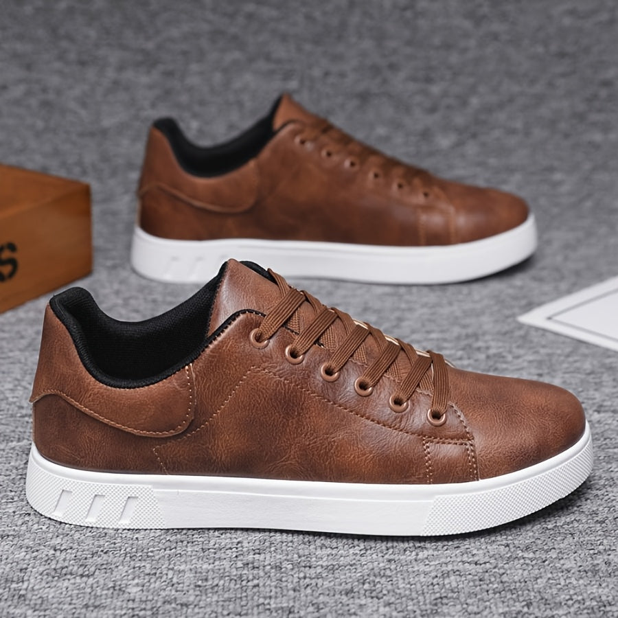 Baskets Homme KOONEXY – Marron, Casual & Sportives, Confortables à Lacets