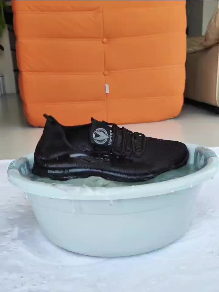 Baskets Homme KOONEXY – Running Légères & Respirantes, Noires/Blanches