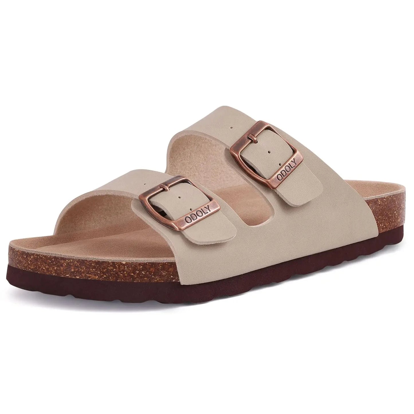 Sandales homme et femme evshine – mules en liège avec soutien de la voûte plantaire, confortables et légères