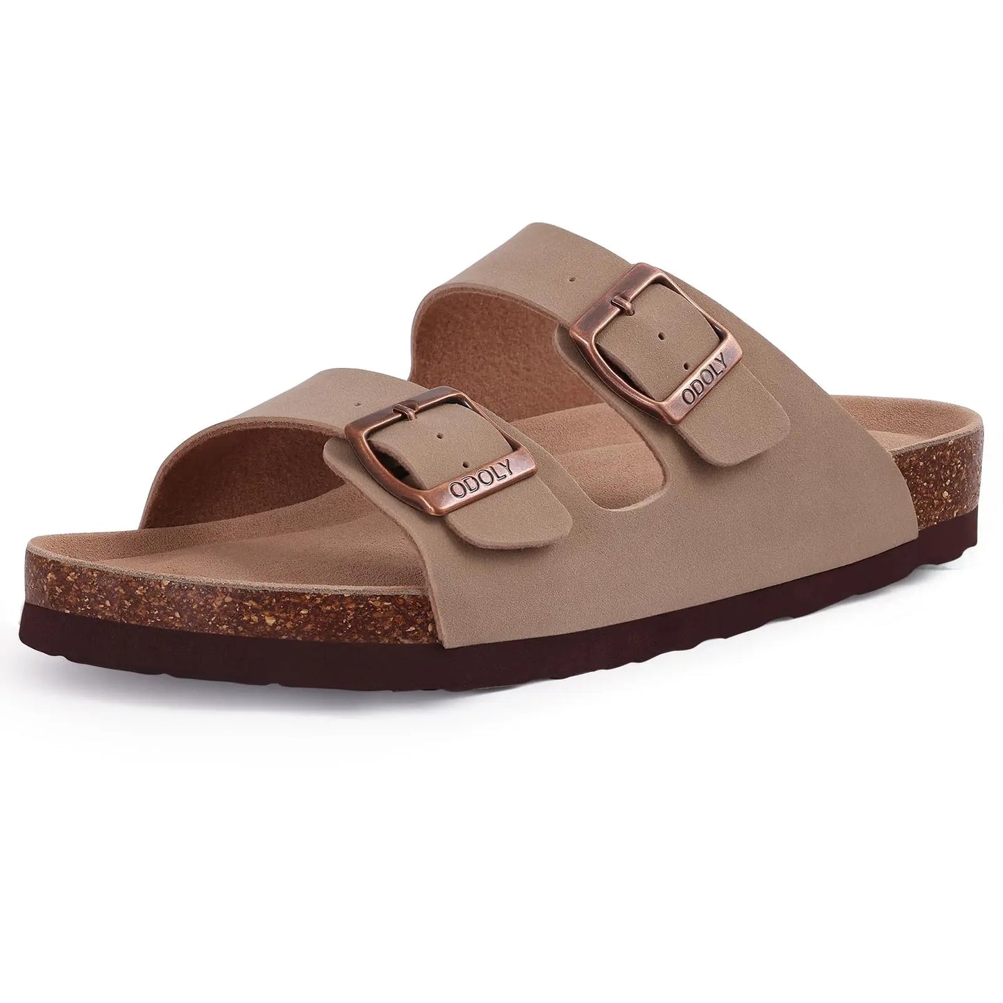 Sandales homme et femme evshine – mules en liège avec soutien de la voûte plantaire, confortables et légères