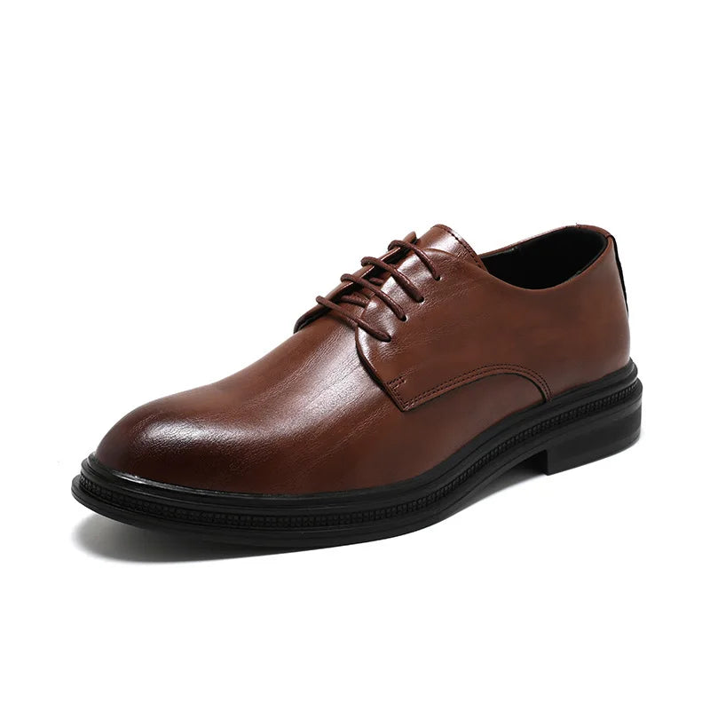 Chaussures Homme KOONEXY – Habillées en Cuir Souple Noir