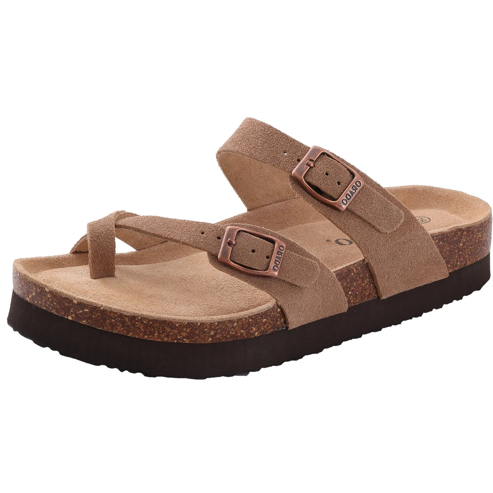 Sandales homme et femme evshine – mules en liège avec soutien de la voûte plantaire, confortables et légères