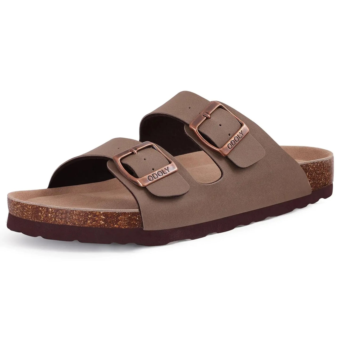 Sandales homme et femme evshine – mules en liège avec soutien de la voûte plantaire, confortables et légères