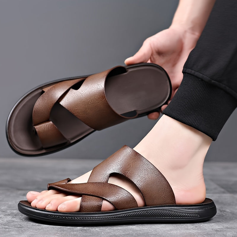 Sandales Homme Été – Bout Ouvert, Confortables & Respirantes, Plein Air