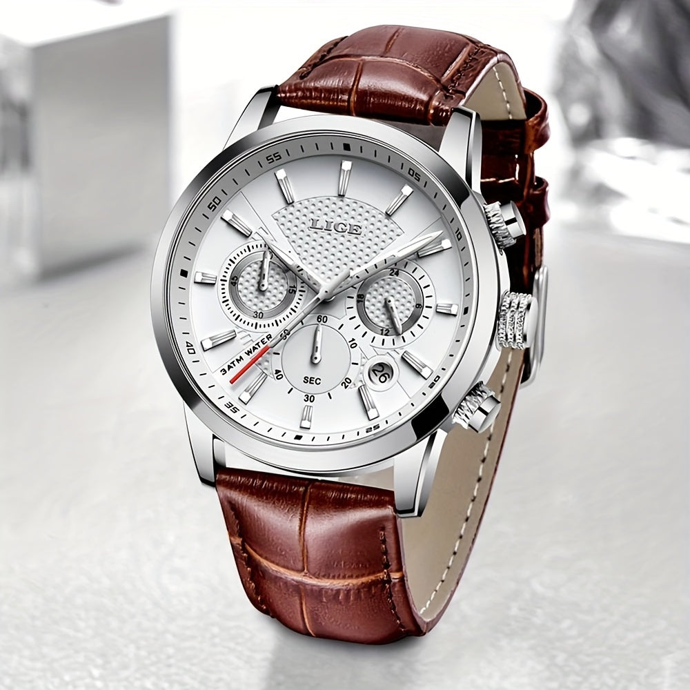 LIGE Montre Quartz Créative
