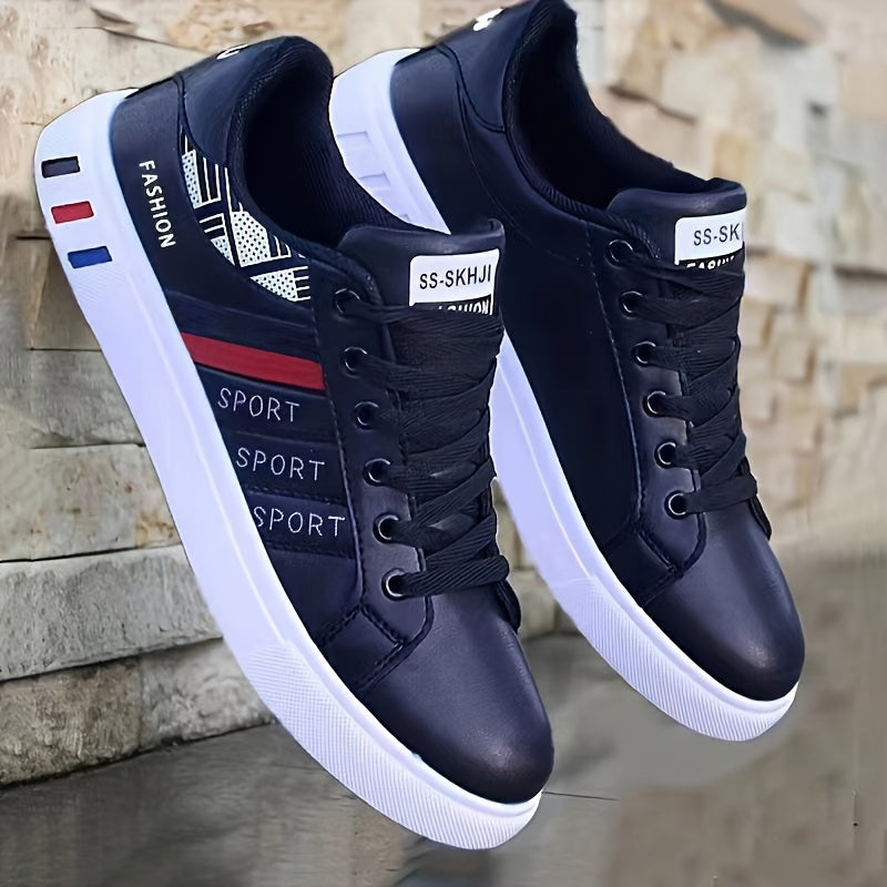 Baskets de Skate Homme KOONEXY – Blanc & Bleu Marine