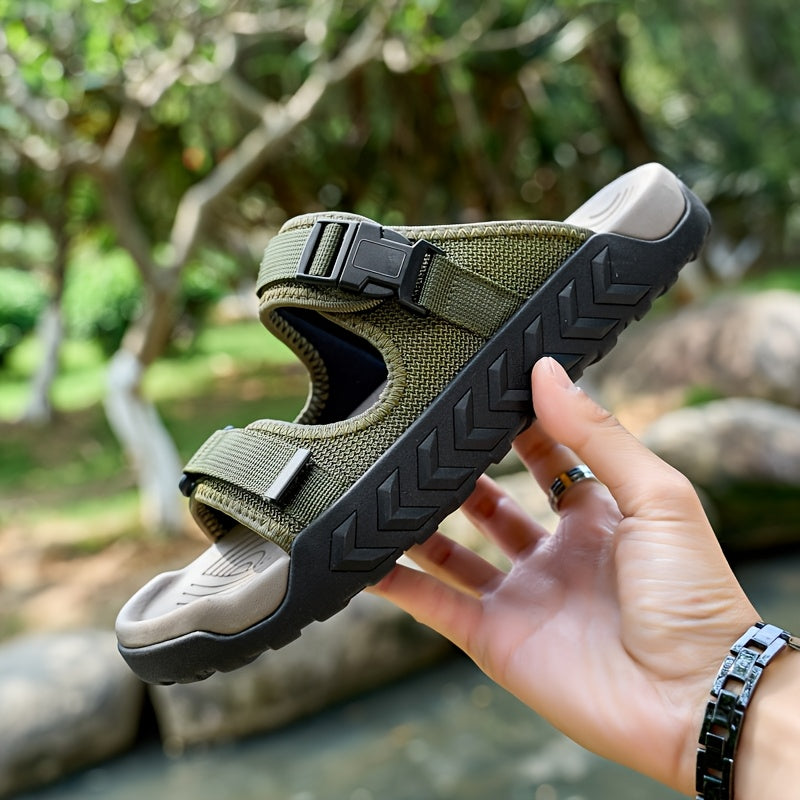 Sandales Homme – Bout Ouvert, Légères & Confortables, Plein Air