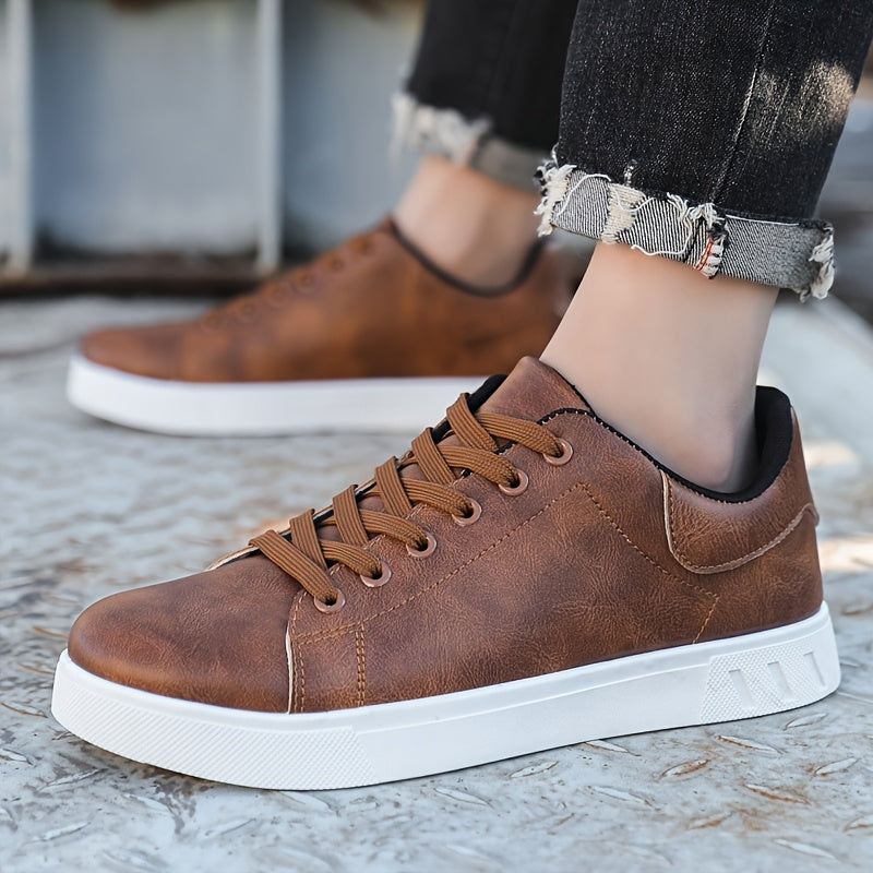 Baskets Homme KOONEXY – Marron, Casual & Sportives, Confortables à Lacets