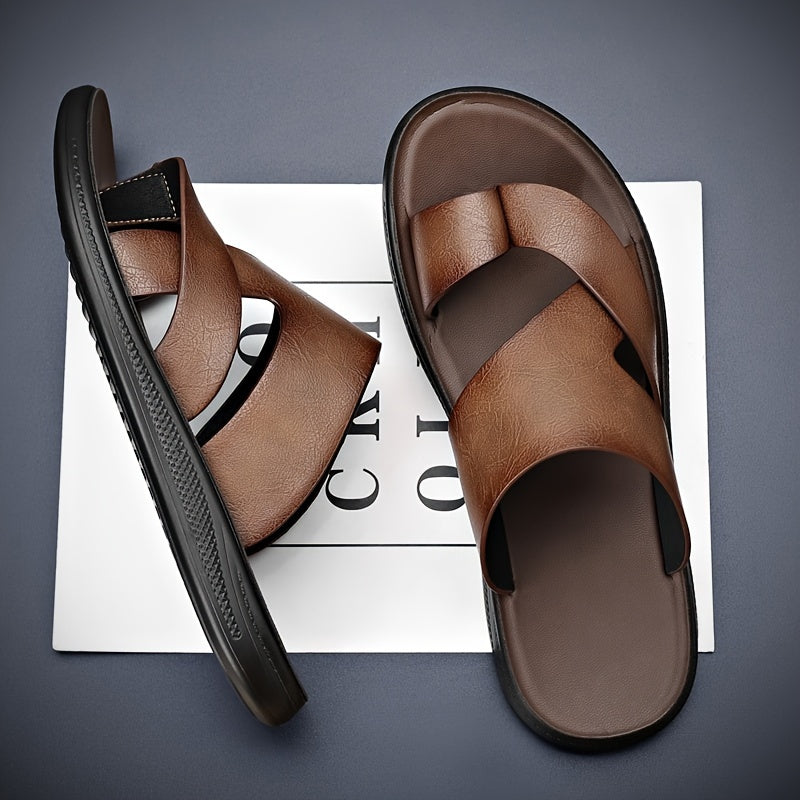 Sandales Homme Été – Bout Ouvert, Confortables & Respirantes, Plein Air