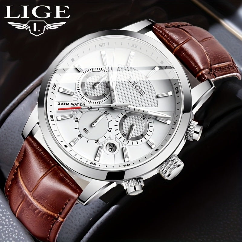 LIGE Montre Quartz Créative