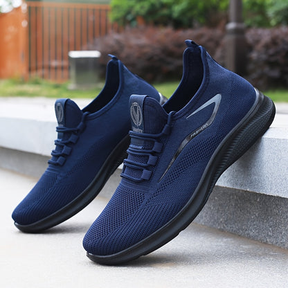 Baskets Homme KOONEXY – Running Légères & Respirantes, Noires/Blanches