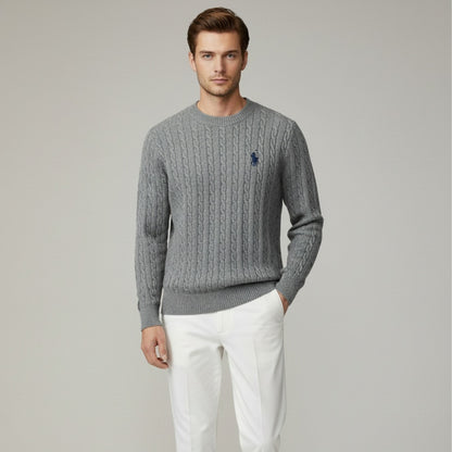 Ralph Luren Pull en Tricot de Luxe + Chapeau Offert & Livraison Gratuite