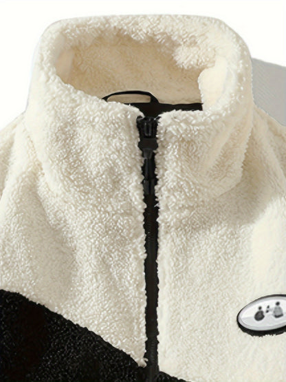 Veste en Polaire Bicolore pour Homme