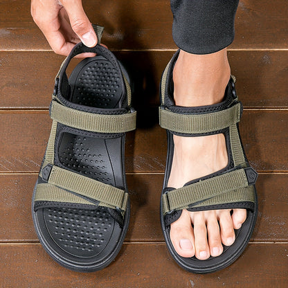 Sandales Homme – Bout Ouvert, Respirantes & Confortables, Plein Air