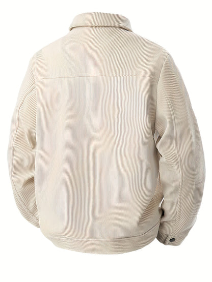 Veste Cargo en Velours Côtelé pour Homme