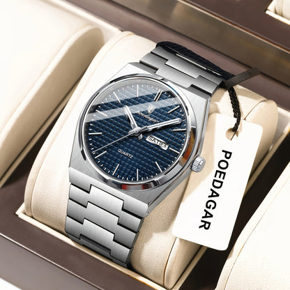 POEDAGAR Montre Quartz Affaires