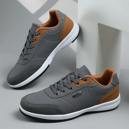 Baskets Homme KOONEXY – Légères, Respirantes & Antidérapantes, Beige/Bruin