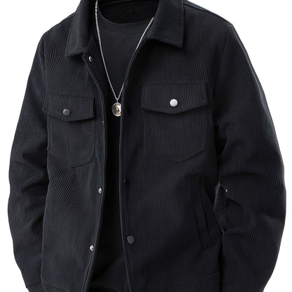 Veste Cargo en Velours Côtelé pour Homme