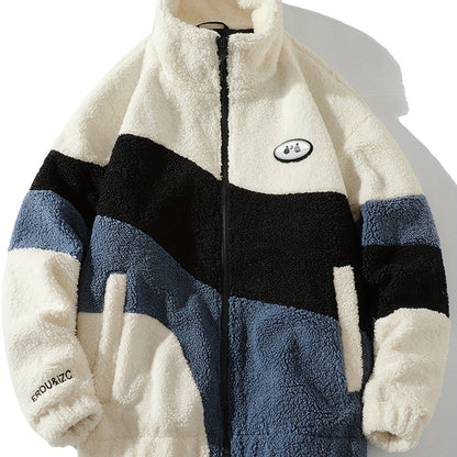 Veste en Polaire Bicolore pour Homme