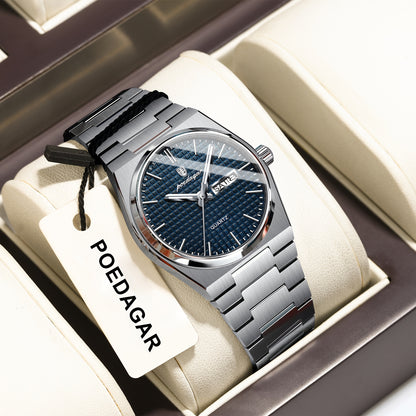 POEDAGAR Montre Quartz Affaires
