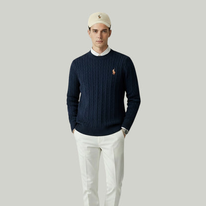 Ralph Luren Pull en Tricot de Luxe + Chapeau Offert & Livraison Gratuite