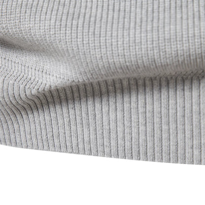 Cardigans Zippés Homme – Coton, Col Montant, Pull Chaud Hiver