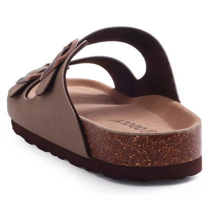 Sandales homme et femme evshine – mules en liège avec soutien de la voûte plantaire, confortables et légères