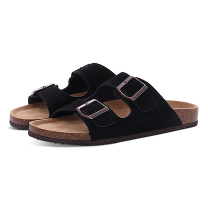 Sandales homme et femme evshine – mules en liège avec soutien de la voûte plantaire, confortables et légères