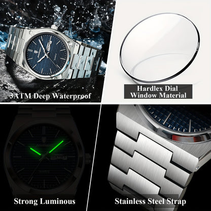 POEDAGAR Montre Quartz Affaires