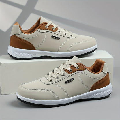 Baskets Homme KOONEXY – Légères, Respirantes & Antidérapantes, Beige/Bruin