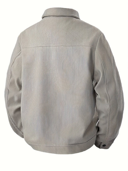 Veste Cargo en Velours Côtelé pour Homme