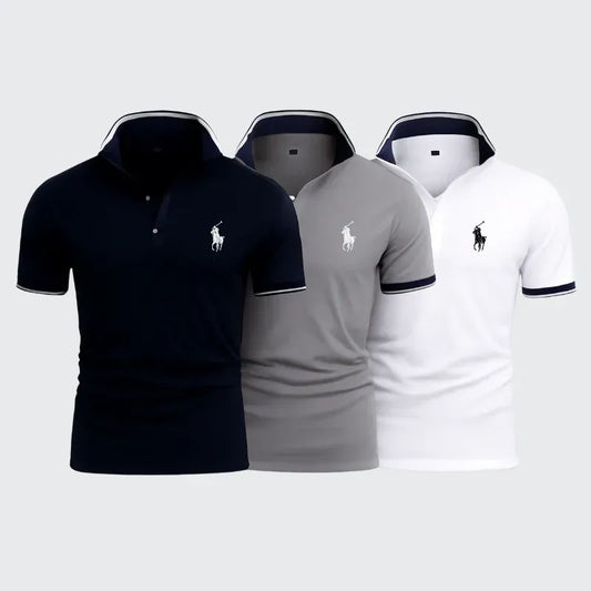 Polo Ralph Essential Trio – 3 Polos Intemporels pour un Style Quotidien [Livraison Gratuite]